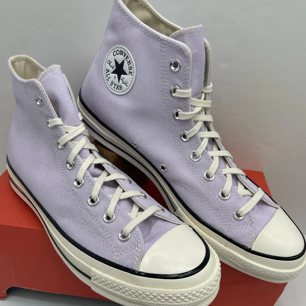 Converse Men’s A02754C CHUCK 70 HI VAPOR VIOLET/EGRET High-Top Sneakers Purple